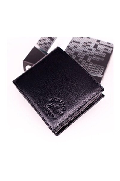 Just Polo Siyah Bozuk Para Bölmeli Hakiki Deri Erkek Cüzdan 622062