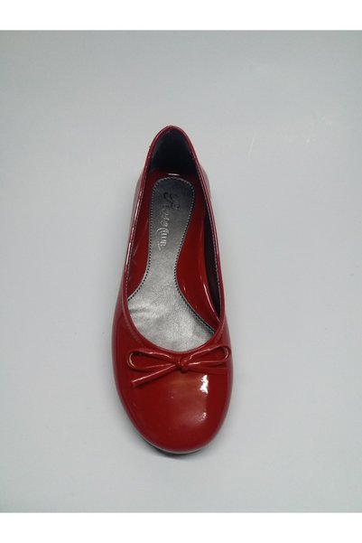 Rose Club Kids Girl's Red Patent Leather Ballerina Ballet