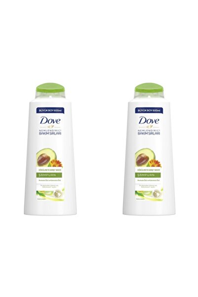 Dove Dökülmeye Karşı Avakado Ve Kalendula Özlü Şampuan 600 Ml *2 Adet