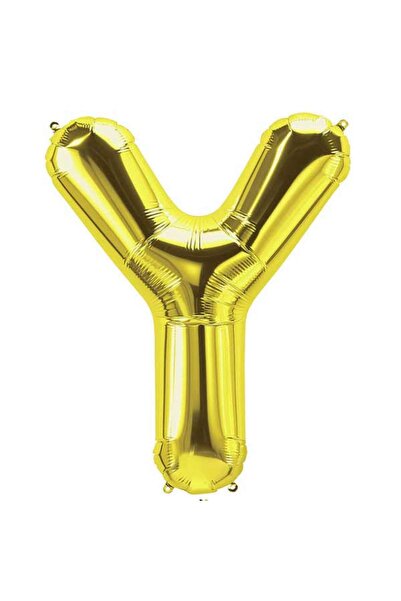 Huzur Party Store 100 cm Gold Large Size Yellow Foil Balloon 40" Inch Gold Le...
