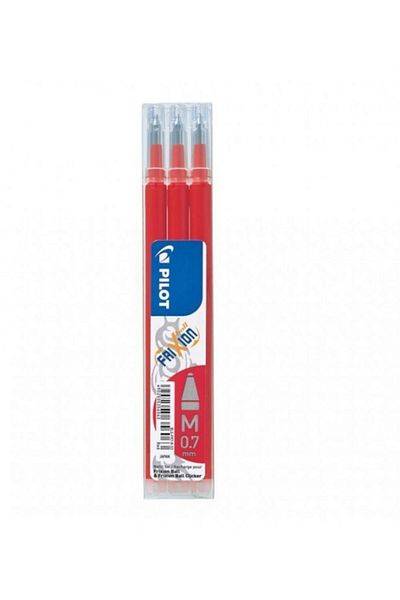 Pilot Frixion 0.7 Refill Set of 3 Red