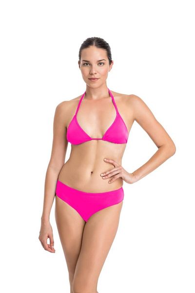 Dagi Rosafarbenes Monokini-Unterteil mit niedriger Taille für Damen