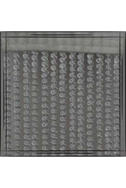 GÜLPINAR PERDE Beyaz Gümüş Simli Bukle Ip Perde