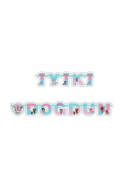 papercraft Στάμπα για τα γενέθλια με θέμα την κούκλα Lol