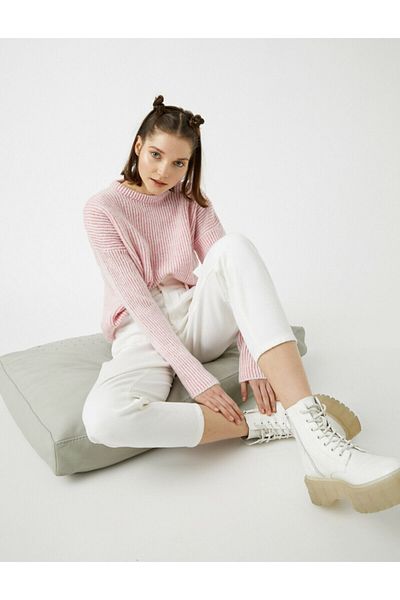 Koton Pullover - Rosa - Regular Fit