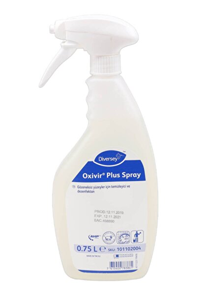 Diversey Oxivir Plus Sprey Oksijen Bazlı Yüzey Dezenfektanı 750 ml