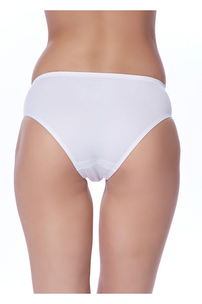 Dagi Weißer, klassischer, lasergeschnittener Slip