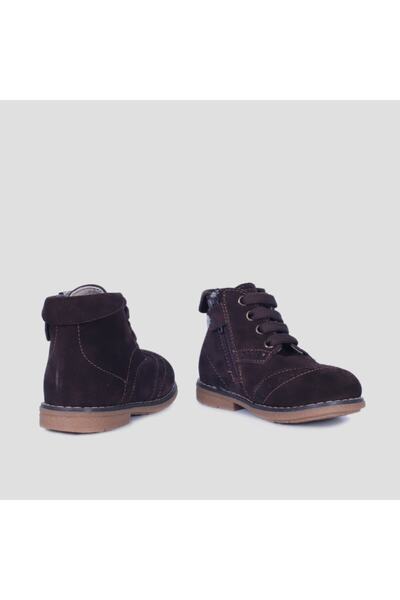 Vola Kids Casual Dikişli Kahve Süet Çocuk Bot