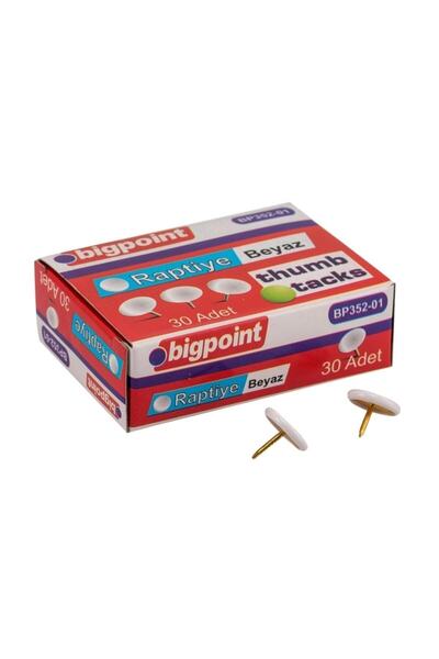 Bigpoint Renkli Raptiye Beyaz 10'lu Kutu