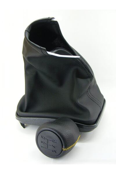 Fiat Linea (2007-2016) Fiat Linea Deri Vites Topuzu Ve Körüğü Takım - Sarı Di...