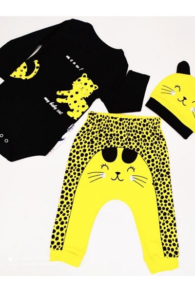 Miniworld Baby Cat Baby 3 Piece Set