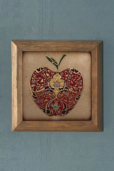 Oscar Stone Decor Masif Çerçeveli Taş Tablo 28x28 cm
