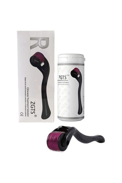QFECT Zgts Dermaroller 540 Needle - 0.5mm Collagen Serum Gift