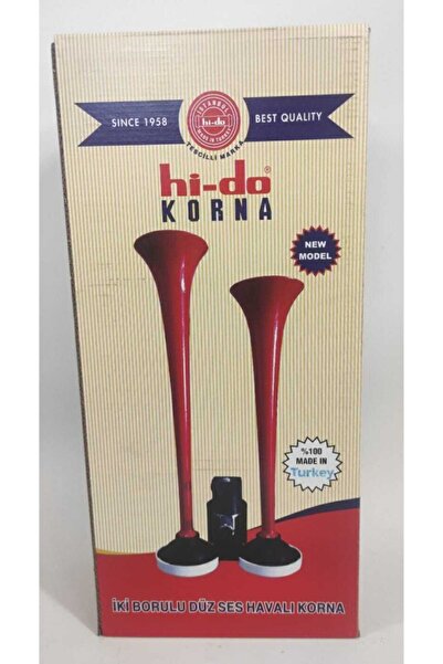 HIDO 2 Borulu Havalı Çat Çat Korna 12 Volt