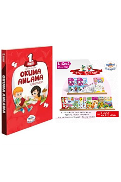 öğretmen evde Öğretmen Evde Yayınları 1. Sınıf Okuma Anlama Çalışmaları + Yar...