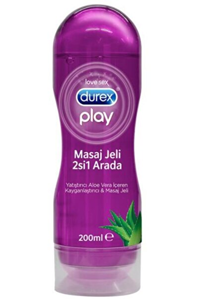 Durex Play Masaj Jeli & Kayganlaştırıcı Jel Aloe Vera 200ml | Mor