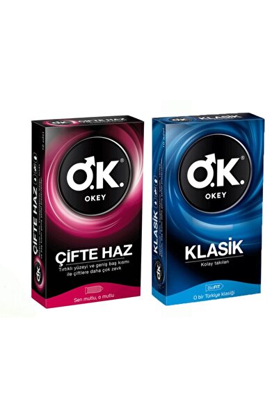Okey Çifte Haz 10'lu Ve Klasik 10'lu 2'li Set