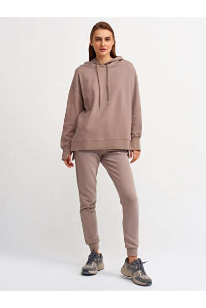 Dilvin Γυναικεία αθλητική φόρμα με ελαστική τσέπη με μανσέτες