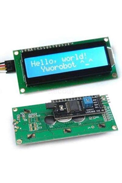 Arduino Lcd Ekran I2c 1602 Iıc /ıı2c Modülü Ile 16x02 I2c Modül