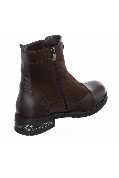 İriadam Women's Brown Large Size Boots K222-3