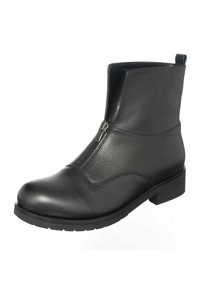 İriadam K902 Black Print Large Size Women's Boots