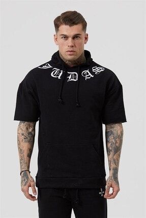 Soydance Kisa Kollu Oversize Kapsonlu Sweat Siyah Fiyati Yorumlari Trendyol