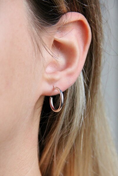 Argentum Concept 925 Ayar Gümüş 13 mm Halka Küpe - K094301