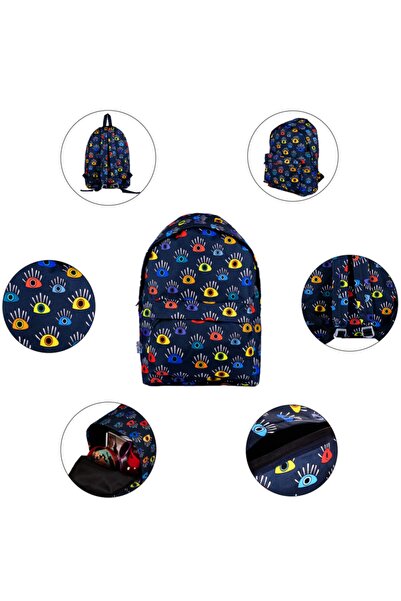 Biggdesign Biggdesign My Eyes on You Backpack, Waterproof, Lightweight, HighSchool, Outdoor