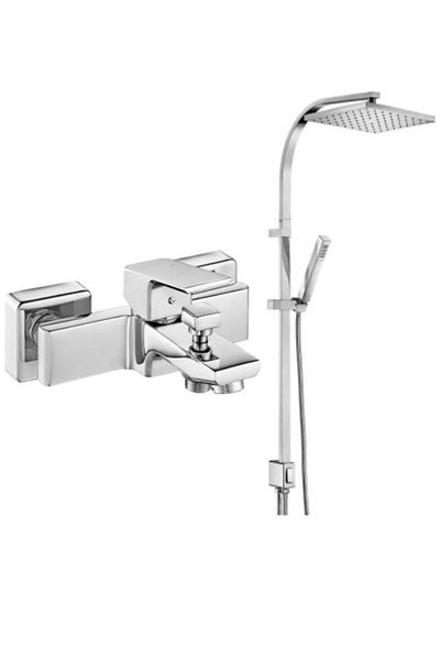 Eca Tiera Bathroom Faucet 469+tiera Column Overhead Shower Set 012 Set of 2