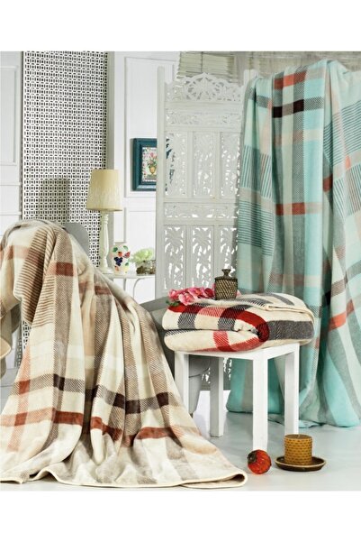 MİNK Red Lacasa Double Blanket - Polyester, 200x240cm, 1084