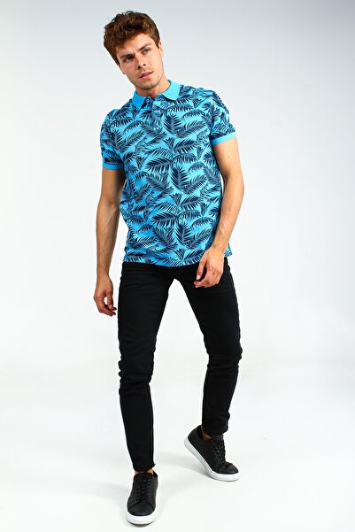 Collezione Ανδρικό μπλουζάκι με γιακά πόλο - κανονικό κοντό μανίκι