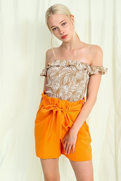 Collezione Tan Γυναικεία - Αθλητική λεπτή μπλούζα με κοντό μανίκι