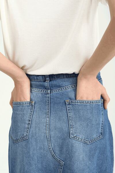 Collezione Dark Blue Women's Sports Skirt - Regular Cut