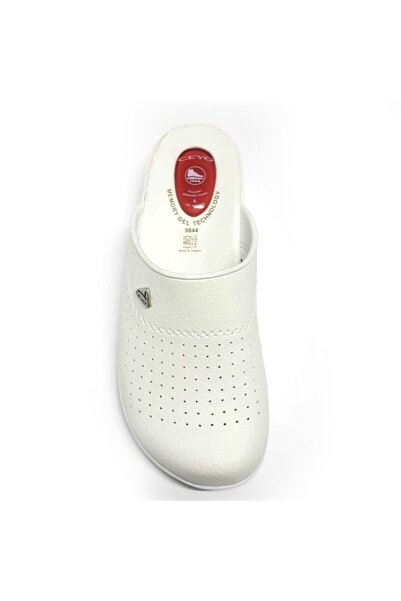 Ceyo 9844 Flex-1 Анатомічні білі жіночі капці з гелем