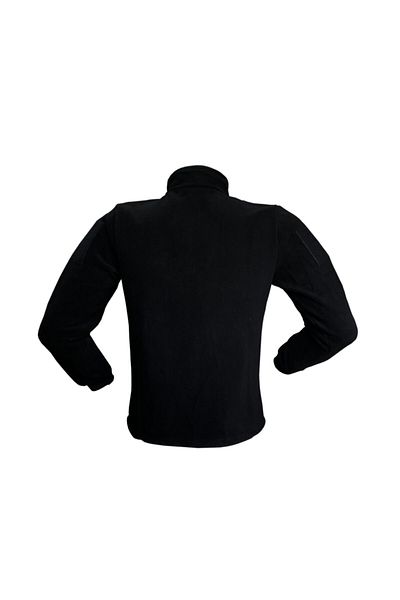 FLAŞ Μαύρο παλτό Tactical Fleece με 5 τσέπες - Στρατιωτικός Τύπος