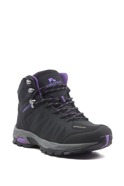 lumberjack Andor Wmn Hi Black Purple Women's Boots100330119