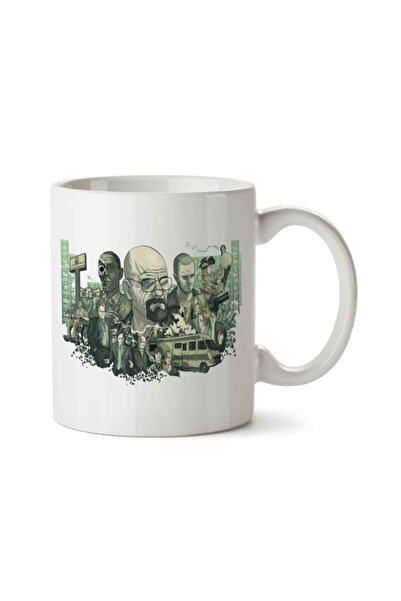 ART HEDİYE كوب بريكنج باد والتر وايت مطبوع على الجانبين