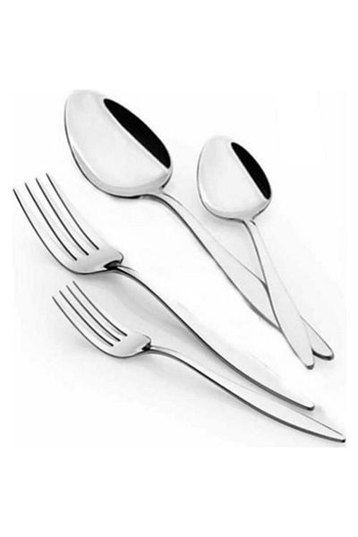 Nehir Sahra Cutlery Set - 65 Pcs. Fork Spoon Serving Set