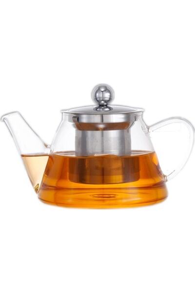 Epinox V Model Borosilicate Glass Teapot - Coffee Tools (Cvd-500 Steel Strainer)