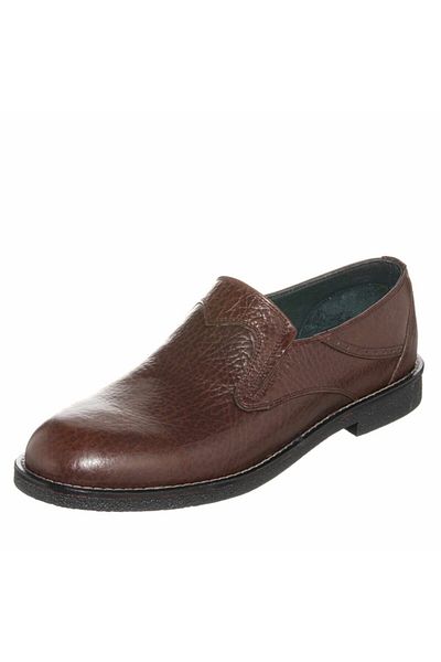 İriadam Cs941 Brown Leather Large Size Shoes Rubber Sole Special Series
