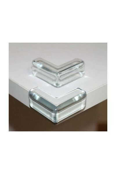 demethome 20 Pieces of Bunch Home Triangle Baby Silicone Διαφανές γωνιακό προστατευτικό
