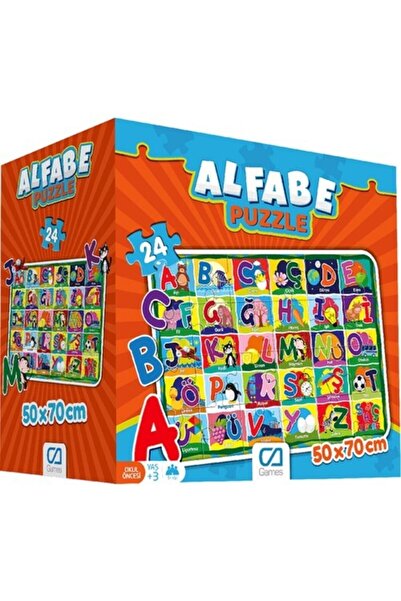 Parti Bulutu كاليفورنيا الأبجدية الطابق لغز 50x70 سم