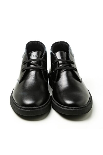 Frau Black Men's Boots 19L5 Poncho Shoes Nero