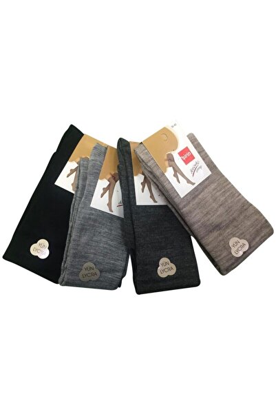 bonbonetti Γυναικείες μάλλινες κάλτσες χωρίς ραφές μέχρι το γόνατο