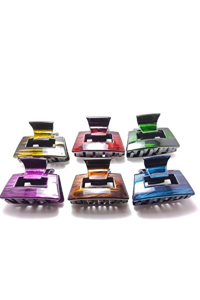 platin hediyelik 6 bucăți de agrafă de păr pentru femei, colorată, de dimensi...