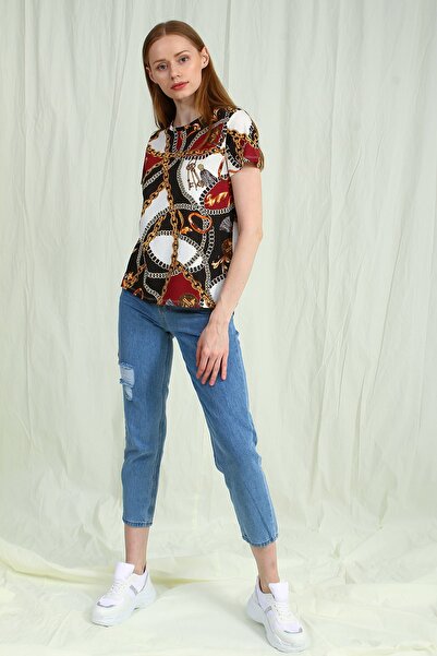 Collezione Γυναικείο εφαρμοστό Κίτρινο Μαύρο Αθλητικό Μπλουζάκι - Κοντό μανίκι