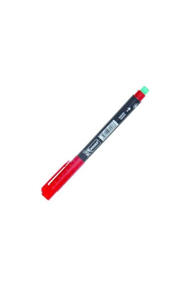 Mikro قلم القرص المضغوط Mk-419 Permanent M Series أحمر فردي (قطعة واحدة)