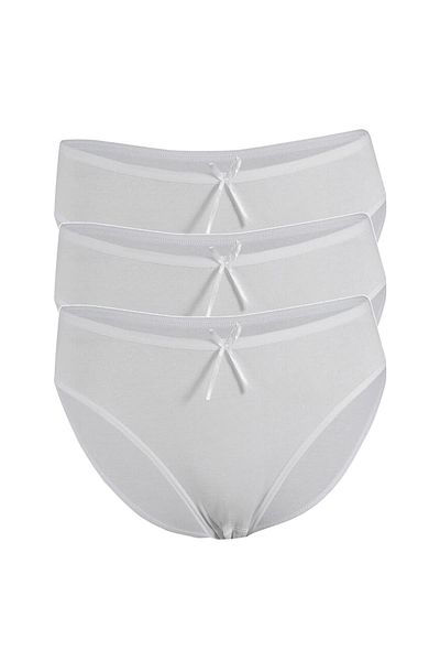 YILDIZ Pachet de 3 chiloți de bikini din bambus pentru femei