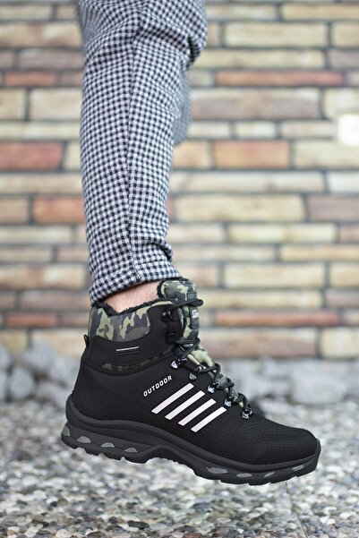 Riccon Ανδρικά μποτάκια Khaki Camouflage00121820