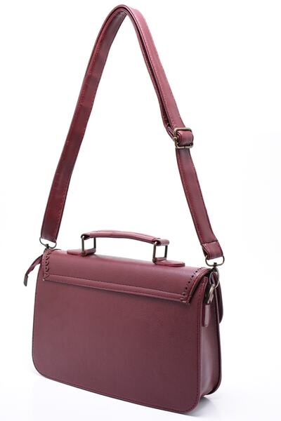 Jasmin Claret Red Women's Bag with Hand & Shoulder Strap Model